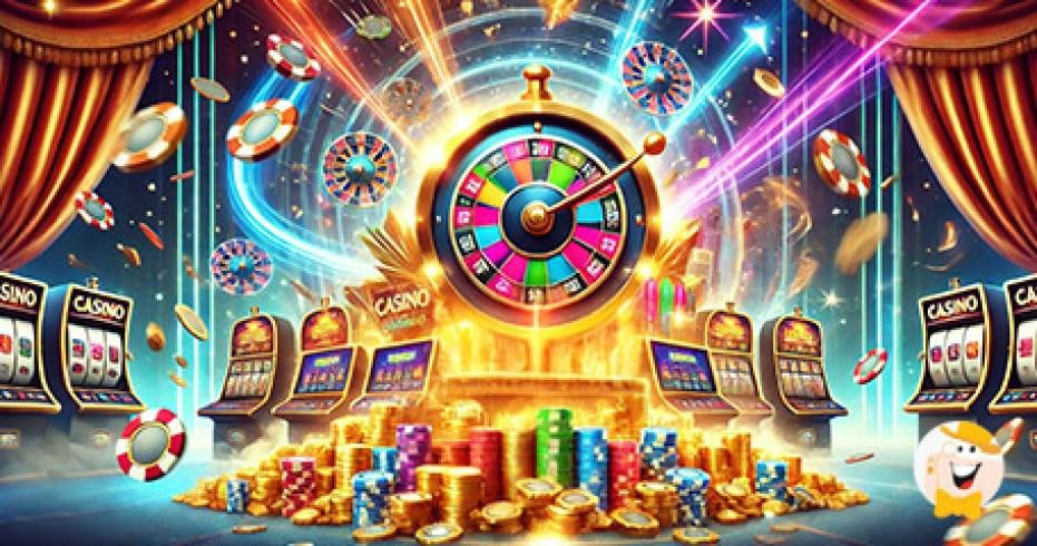 jackpot game lobby showing casino slots and live table game categories